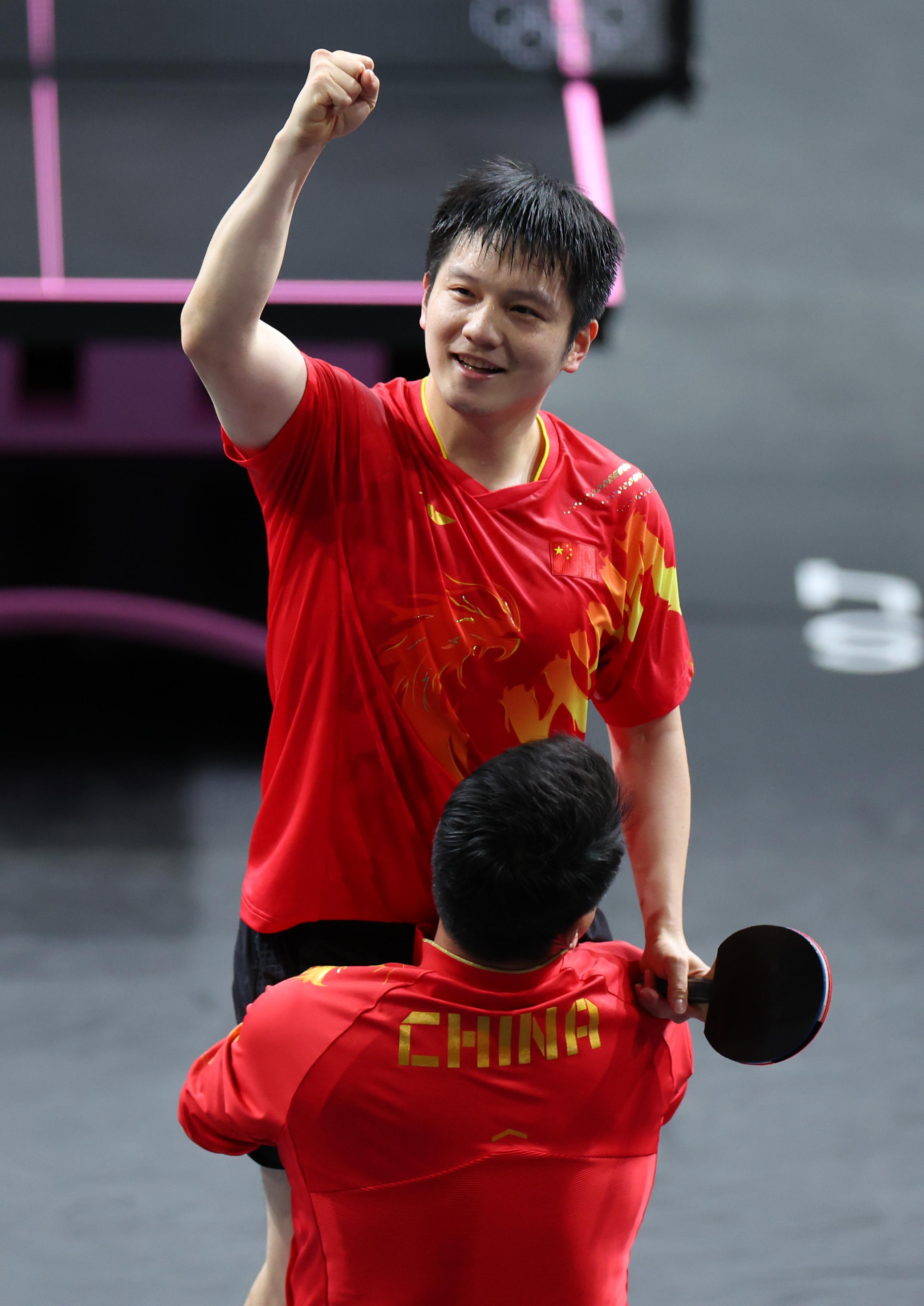 中国乒乓球队爆冷奥地利乒乓球队，王皓完成帽子戏法的简单介绍